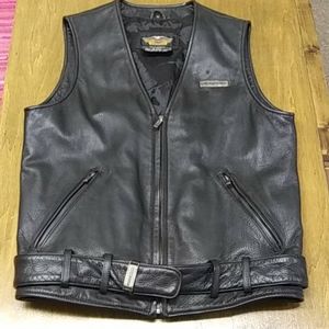 Harley-Davidson leather vest #236